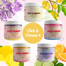 Load image into Gallery viewer, 4 x BATH JAR BUNDLE