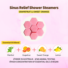 Load image into Gallery viewer, SINUS RELIEF SHOWER STEAMERS(M) GIFT SET