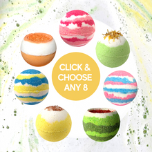 Load image into Gallery viewer, YOUR CHOICE OF BATH BOMBS x8
