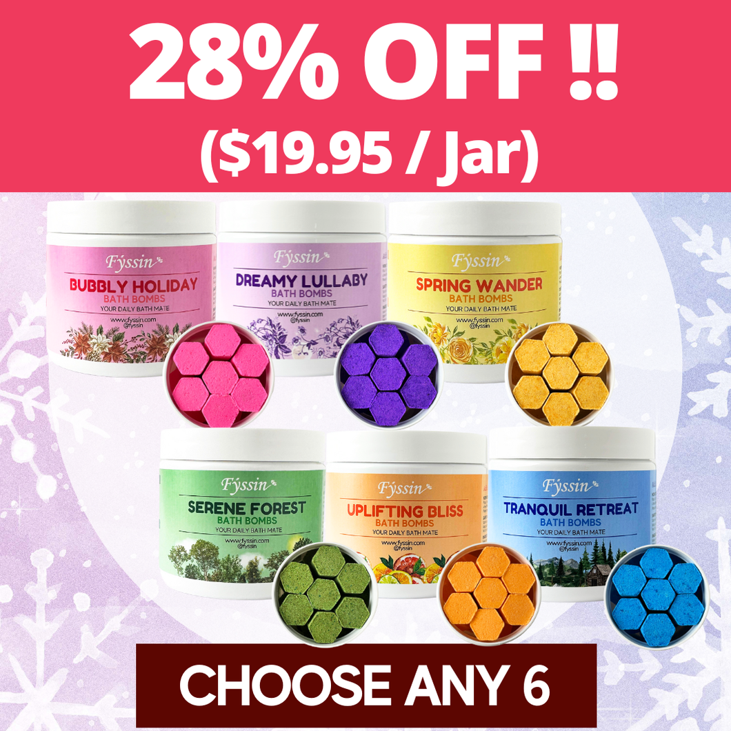 6 x BATH BOMBS BUNDLE