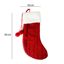 Load image into Gallery viewer, KNIT CHRISTMAS STOCKING
